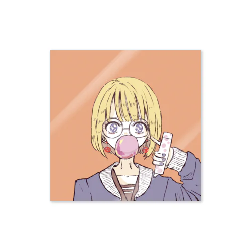 フーセンガムちゃん Sticker