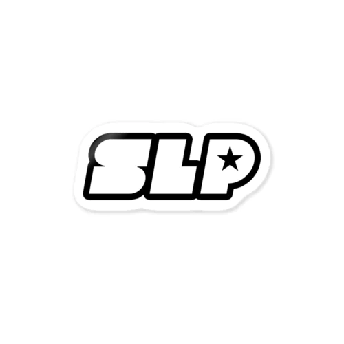 SLP★【ブラックロゴ】 ステッカー