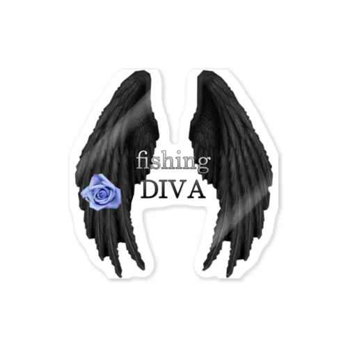 fishingDIVA Sticker