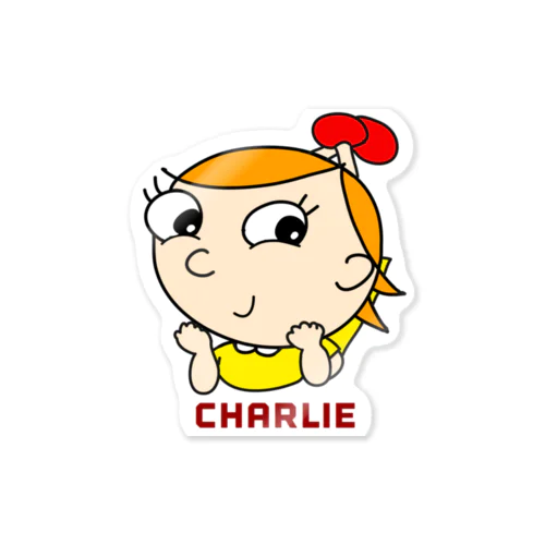 えーとねー、、　Charlie ステッカー