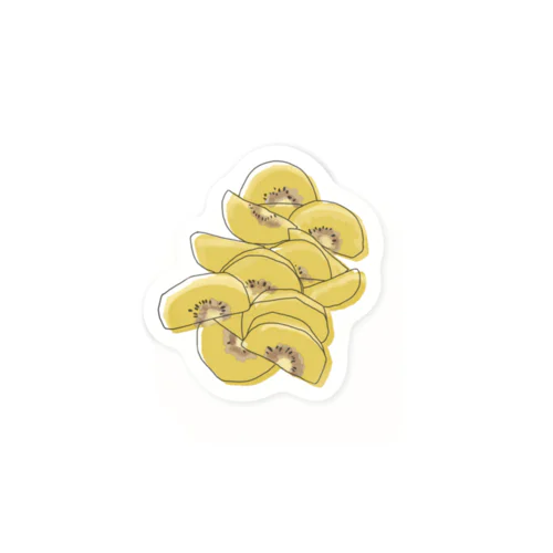 たくさんのキウイ Sticker