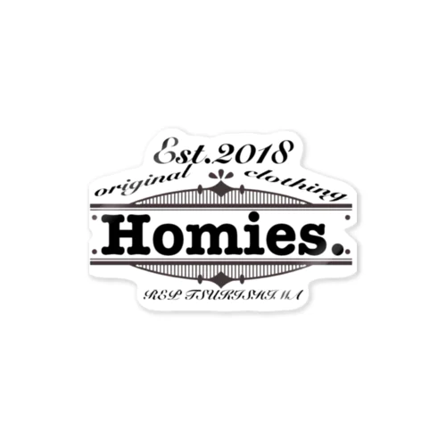 Homies.new logo ステッカー