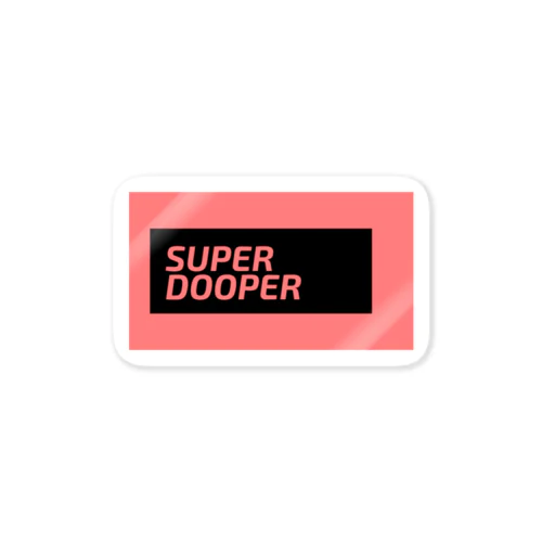 super dooper red 스티커