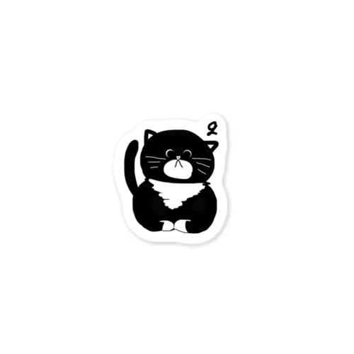 動かない猫 Sticker