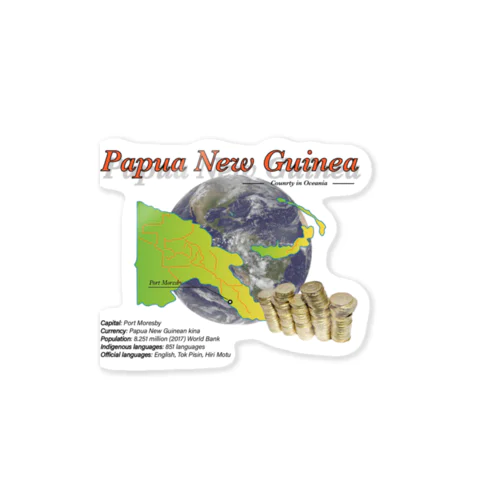 Papua New Guinea ステッカー