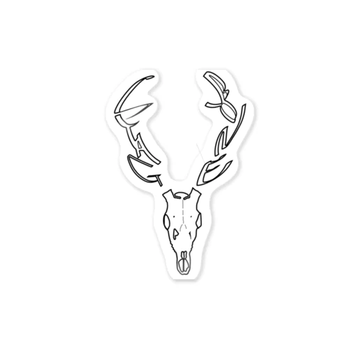 STAG BONE(フチあり) Sticker