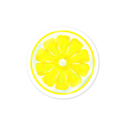 輪切りレモン Sticker