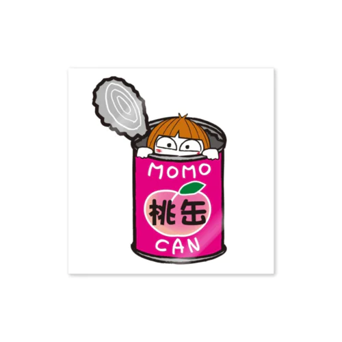桃缶オリジナル Sticker
