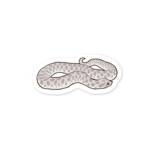 Hognose snake Kawaii 【Lavender】 Sticker