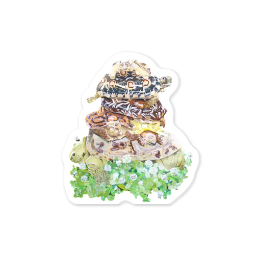 パンケーキ風パンケーキリクガメ Sticker