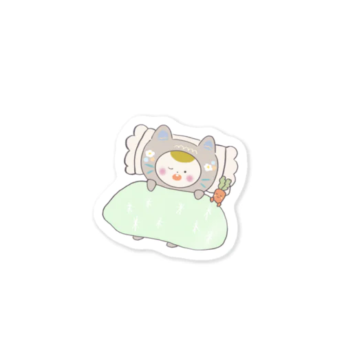 二度寝へにゃっと Sticker