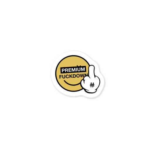 PREMIUM FUCKDOWN Sticker