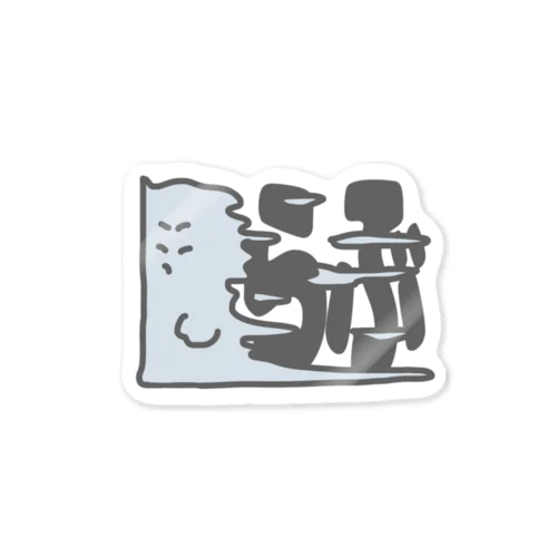 加速するらぶステッカー blue Sticker