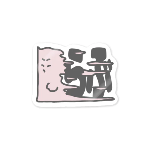 加速するらぶステッカー red Sticker