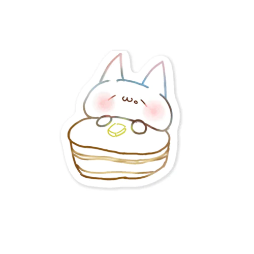 ほっとねーこ　いろなし Sticker