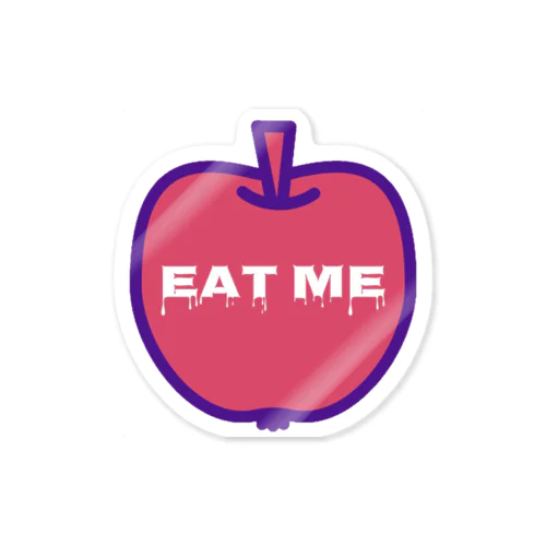 EAT ME apple 色違いver. ステッカー