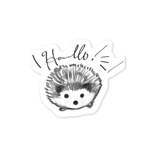 Helloハリネズミ Sticker