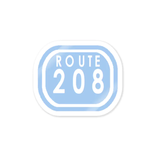 route２０８ ステッカー Sticker