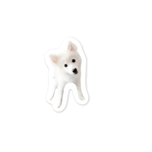 困り顔の犬　ステッカー Sticker