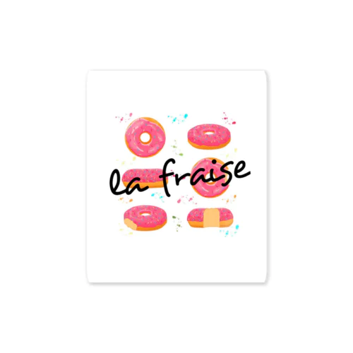 la fraise doughnut 1st collection ステッカー