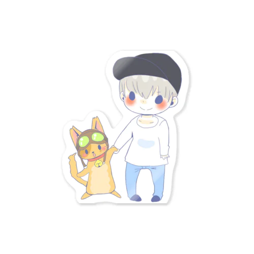 エンディングあえくん Sticker