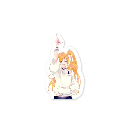 ばーんっ(背景なしver) Sticker