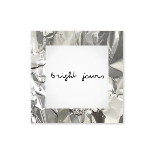 Bright jours  ロゴシリーズ Sticker