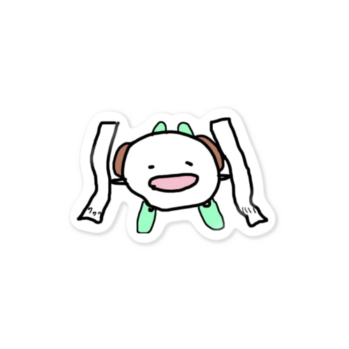 ぞろ目のレシートに嬉しくなってゲレンデを滑るいぬです Sticker