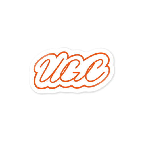 UGC（オレンジ） #Nton  Sticker