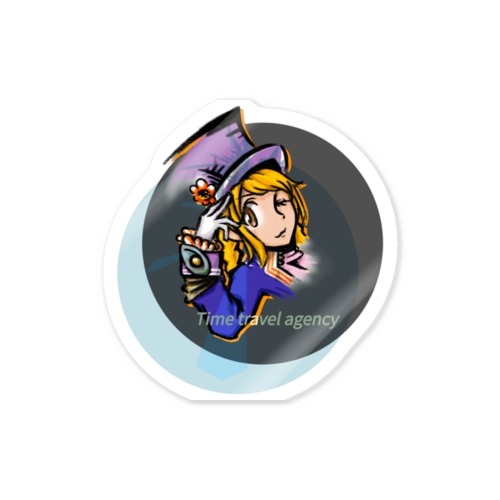Time travel agency Sticker