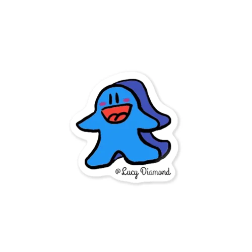 ミープル・ブルー Sticker