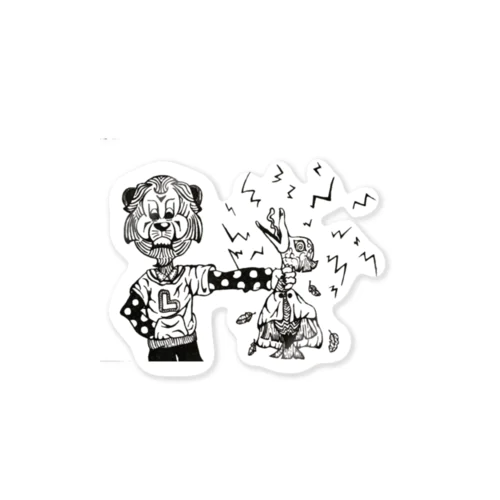 漆黒の翼ダークサイドエンジェル Sticker