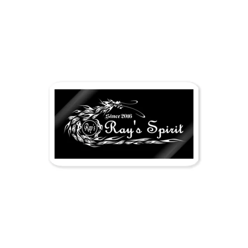 Ray's Spirit Logo ⑨（WHITE） ステッカー