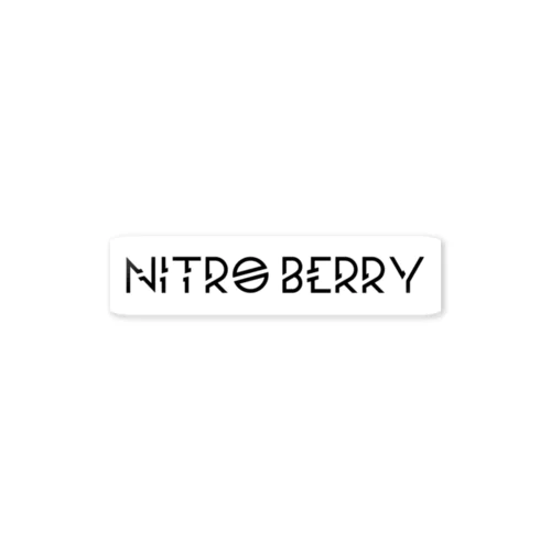 NITRO BERRY LOGO BLACK ステッカー