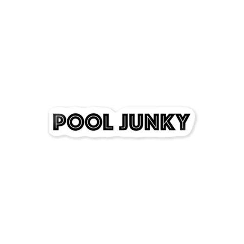 POOL JUNKY Sticker