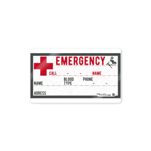 Emergencyステッカー Sticker
