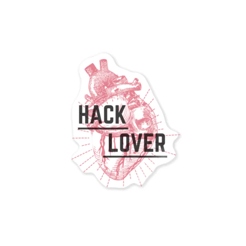 HACK LOVER Sticker