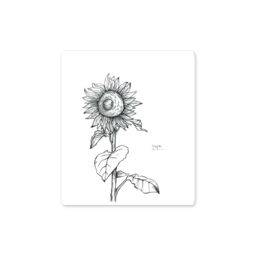 THE sunflowers. Sticker