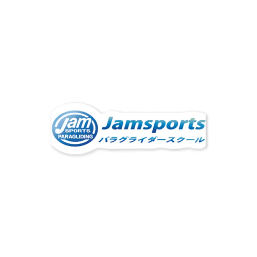 JamsportsパラグライダースクールLOGO ステッカー