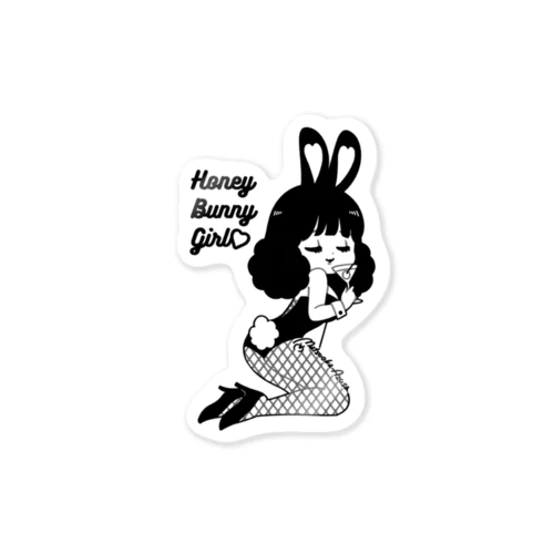 Honey Bunny Girl Sticker
