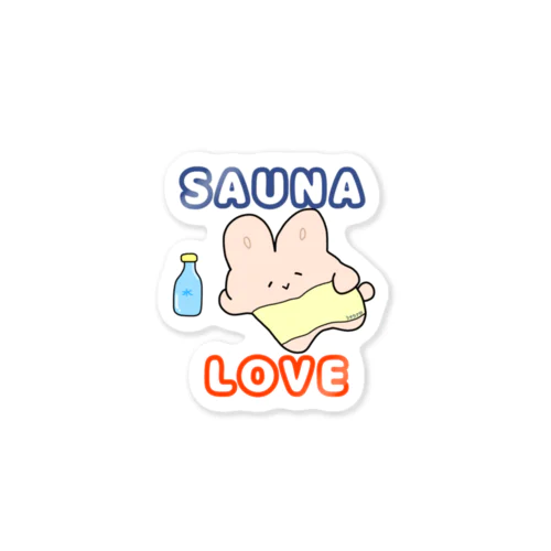 サウナ♡ラブ Sticker