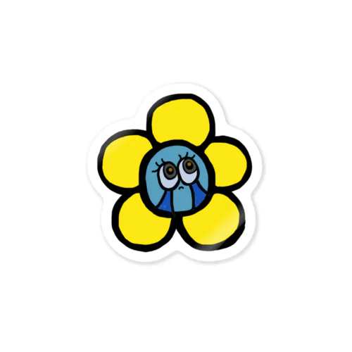 tear's flower Sticker