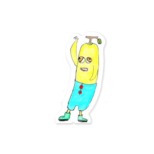 Crazy BANANA Sticker