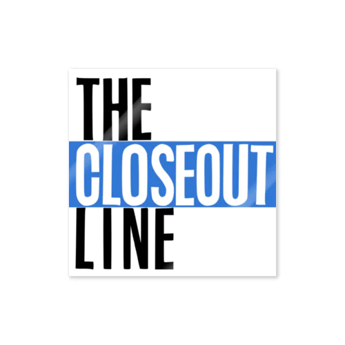 THE CLOSEOUT LINE ステッカー