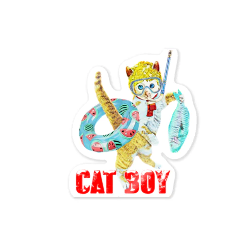 CAT BOY ステッカー