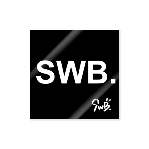 Swimming Bears.  SWB.  ステッカー