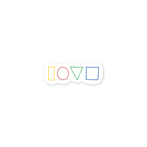 LOVE(透明) Sticker