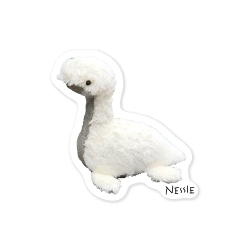 BABY NESSIE　ぬいぐるみプリント Sticker