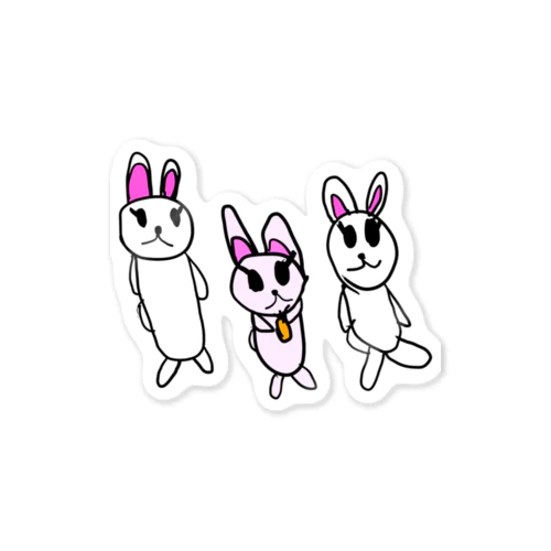 娘の絵シリーズ～rabbit～ Sticker