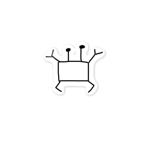 カニ ステッカー